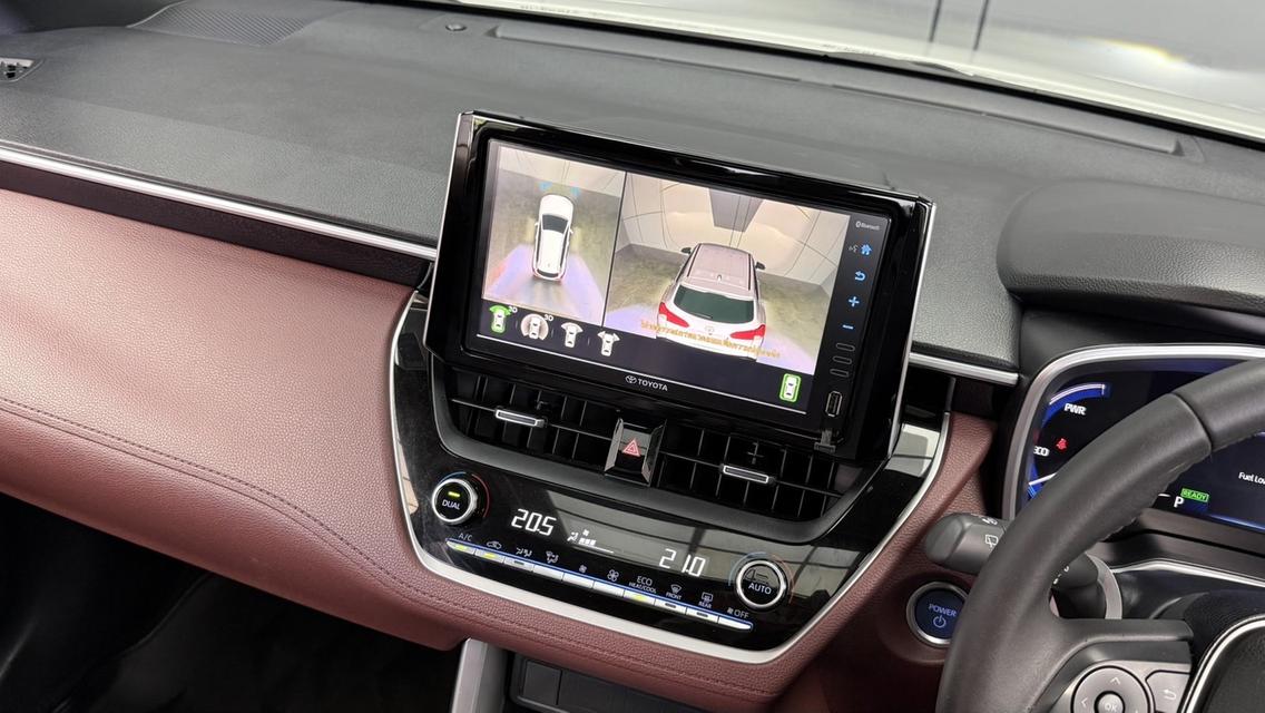 2021 TOYOTA COROLLA CROSS, 1.8 HYBRID PREMIUM SAFETY โฉม ปี20-ปัจจุบัน ตัวท๊อป มือเดียวป้ายแดง ปี20 จด 21👉ไมล์แท้ 164,323 km. เข้าศูนย์ทุกระยะ รูปที่ 12