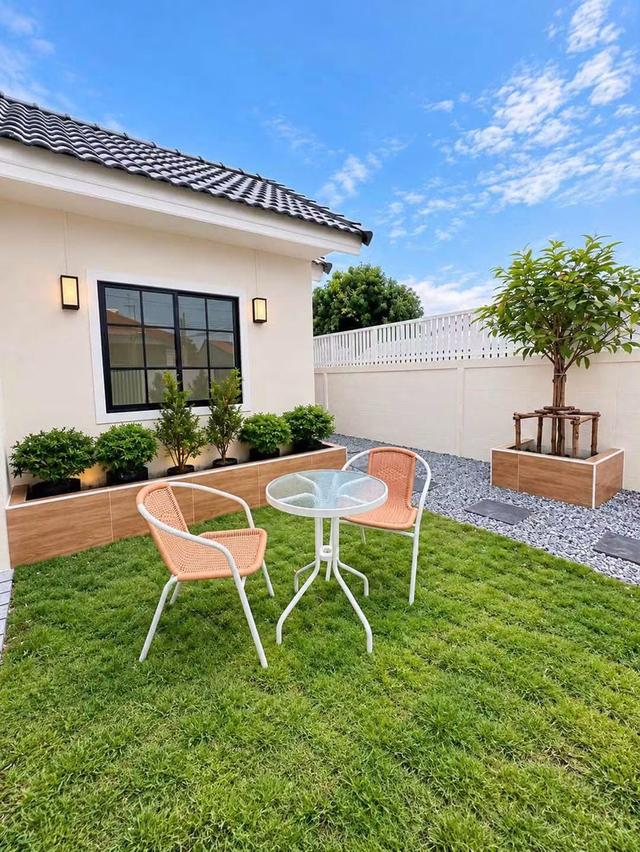 หมู่บ้านตะวันงาม ซอยกันตนาบางใหญ่ทาวน์เฮาส์ชั้นเดียว หลังมุม ตกแต่ง Minimal Style 2