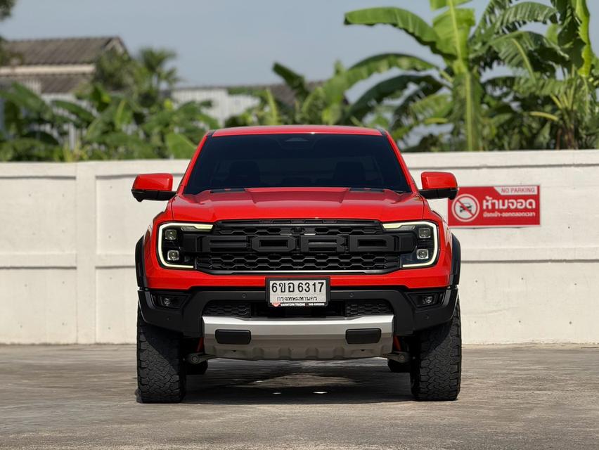 FORD RANGER, 3.0 RAPTOR ECOBOOST 4WD โฉม DOUBLE CAB สีส้ม เกียร์ออโต้ 10 สปีด มือเดียวป้ายแดง ปี2022 🚀🚀 เลขไมล์ 73,000 km.✅✅ราคา 1,218,000 บาท🏦🏦 รูปย่อยที่ 4