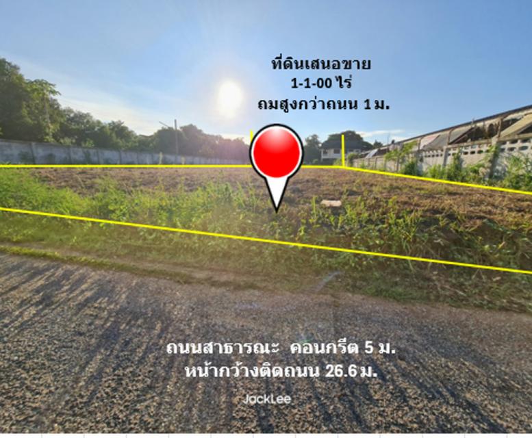 ขาย ที่ดิน ทำเลทองของย่านอยู่อาศัยในย่านธุรกิจการค้าเซฟวัน หลังสำเพ็งโคราช ถมแล้ว เนื้อที่ 1 ไร่ 1 งาน พร้อมโอน ฟรีค่าโอ 2