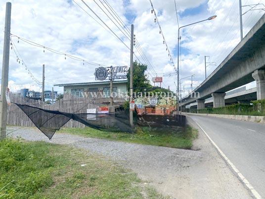 ที่ดินถมแล้วแปลงสวย ใกล้ทางรถไฟสายพระราม 6 ถนนบางกรวย-ไทรน้อย 9
