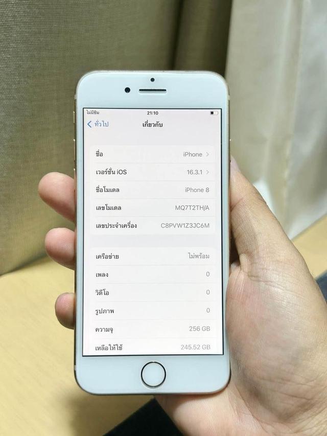 iPhone 8 256gb เครื่องไทย 5