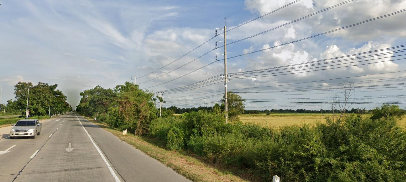 ✅ขายที่ดิน 76ไร่ พื้นที่สีม่วง หน้ากว้าง 330ม. ถนน340 บางบัวทอง-สุพรรณบุรี กม.51 ตำบล องครักษ์ อำเภอบางปลาม้า สุพรรณบุรี 5