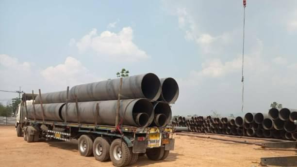 ทุนเรือasw โป๊ะเรือasw แพโป๊ะลอยน้ำasw ท่อสไปรัลasw spiral pipe ฟิตติ้ง 8