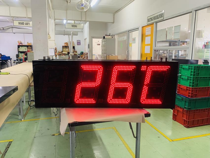 นาฬิกาดิจิตอล สำหรับร้านอาหาร โรงงานและสถานที่ต่างๆ รูปที่ 2