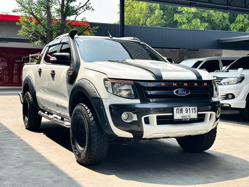 ขายรถ Ford Ranger 2.2 Double Cab WildTrak Hi-Rider Pickup ปี 2013 สีขาว เกียร์ออโต้ รูปที่ 3