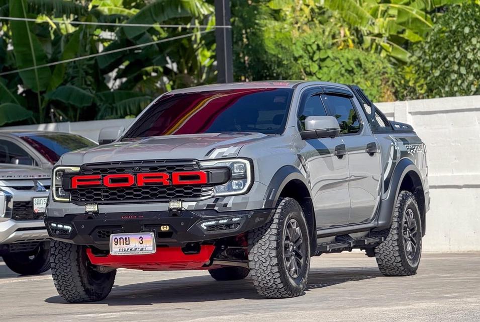 ปี 2023 FORD RANGER, 3.0 RAPTOR ECO BOOST 4WD รถมือเดียวป้ายแดง เซอร์วิสศูนย์ทุกระยะ