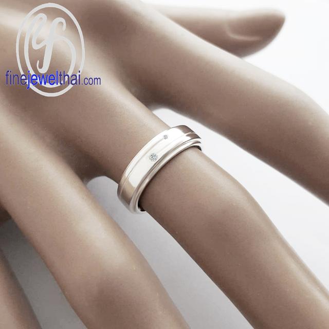 FineJewelThai | แหวนเงินแท้ แหวนเพชร แหวนแต่งงาน เครื่องประดับเงินแท้ RC3081cz รูปย่อยที่ 4