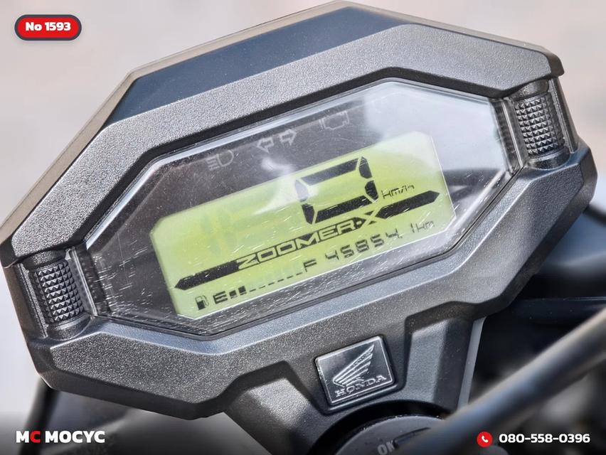 Honda Zoomer x 2016 ไมล์ดิจิตอล รถบ้านแท้มือเดียว เครื่องท่อเดิม มีเล่มเขียวชุดโอนครบ No.1593 รูปที่ 7