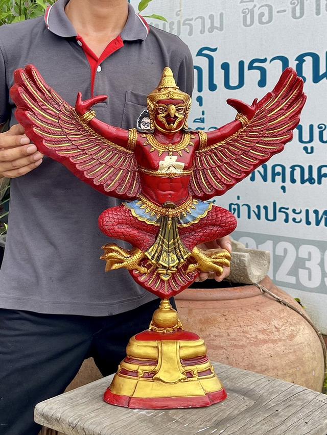พญาครุฑ ครุฑองค์ลอย ครุฑตั้งโต๊ะบูชา ขนาดกว้าง50ซม พญาสุบรรณ