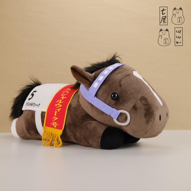ตุ๊กตา ต้าวอ้วน สเปจัง 。สเปเชียล วีค・ม้าแข่ง 🐎 Special Week・Nesoberi Mega Jumbo 36 cm ✅ Horoughbred รูปที่ 5