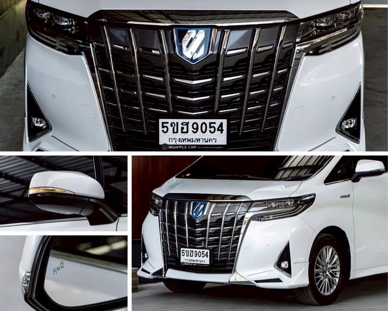 รหัสรถ BAC9054 🚘 TOYOTA ALPHARD 2.5 HYBRID GF PACKAGE 4WD MNC ปี 2018 สีขาวสุดหรู 🏁 17