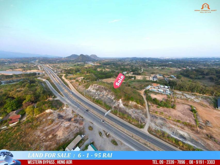 ขายที่ดินสวยเนินดอย พื้นที่ 6-1-95 ไร่ วิวภูเขา 360° ติดถนนบายพาสตะวันออก ฮ่องฮ้อ อ.เมืองเชียงราย 7