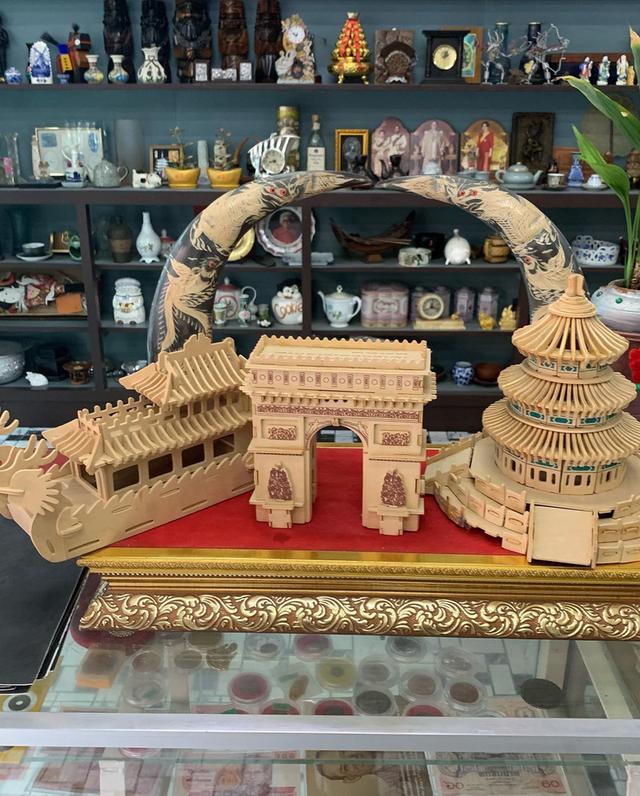 ตัวต่อไม้ 3 ชิ้น