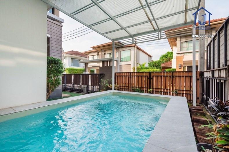 ขายบ้านเดี่ยว 2 ชั้น หมู่บ้านเศรษฐสิริ ชัยพฤกษ์-แจ้งวัฒนะ ใกล้จุดขึ้นลงทางด่วน ศรีรัช 13