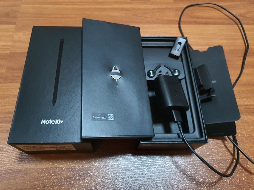 ขาย Samsung Note 10 + AuraBlack สภาพสวยมาก ของแท้ อุปกรณ์ครบยกกล่อง 4