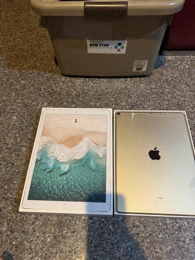 ขายiPadPro12.9(Gen2)สีGold256กิ๊กWifi Celluerใส่ซิมได้มีกล่องสวยๆใช้งานดีถูกๆ 2