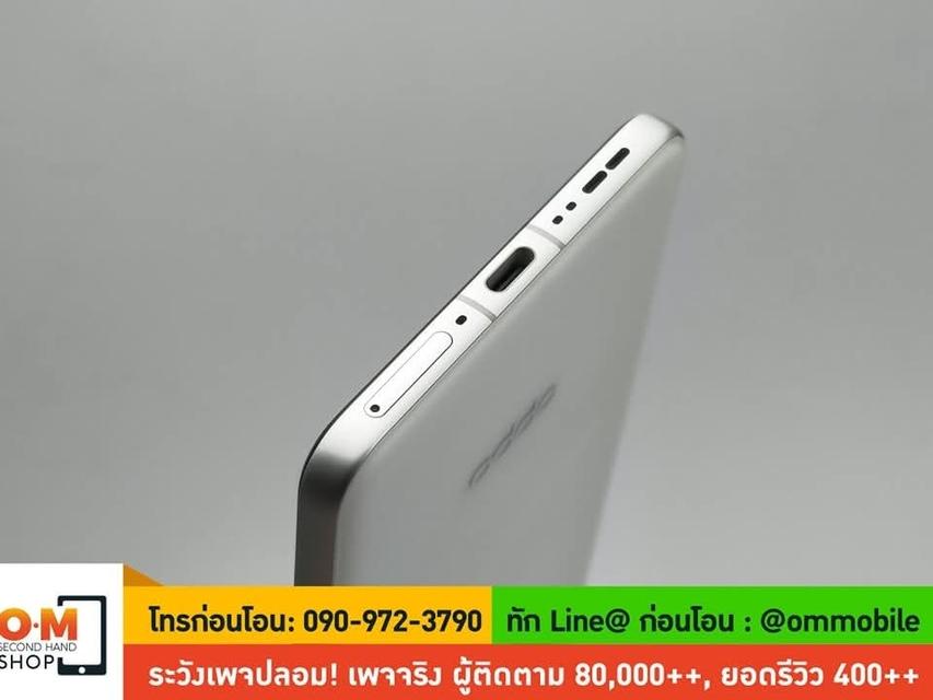 ขาย/แลก Oppo Find X8 Pro 16/512 White ศูนย์ไทย ประกันยาว สภาพสวยมาก ครบกล่อง เพียง 29,990 บาท  2