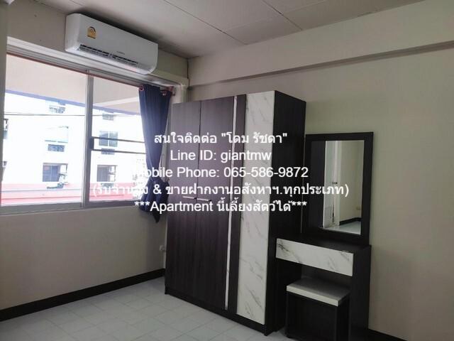 อพาร์ทแมนท์ Apartment ให้เช่า รามคำแหง 43/1 5000 - 1 BR 1 ห้องน้ำ ใหญ่ขนาด 8 Square Wah ใกล้กับ ร.ร.บดินทร์เดชา น่าอยู่ใ 6