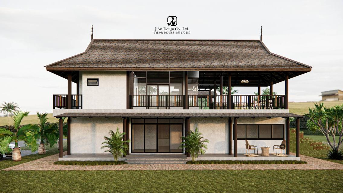 เชียงรายรับสร้างบ้าน รับออกแบบบ้าน 1
