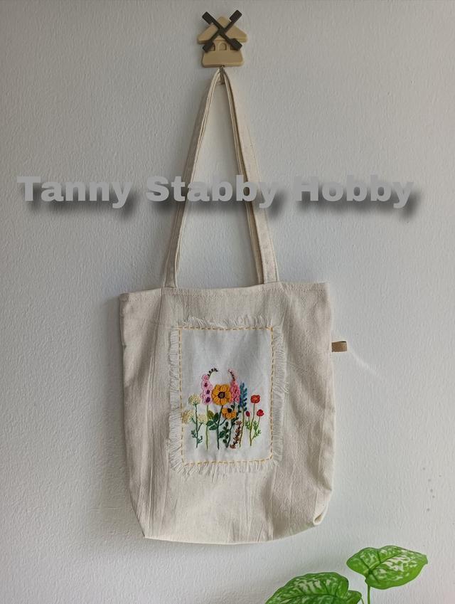 กระเป๋าผัายปักมือ totebag รูปที่ 3