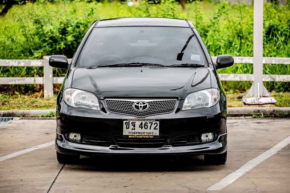 Toyota Vios ปี 1.5E ปี 2006 เกียร์ออโต้ สีดำ มือเดียวป้ายแดง 2