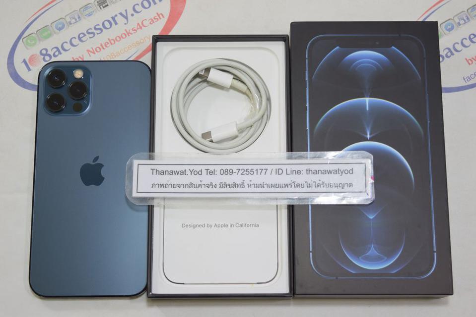 รูป ขาย iPhone 12 Pro 256GB Pacific Blue สภาพ 99% ไร้รอย ศูนย์ไทย อุปกรณ์ครบกล่อง  4
