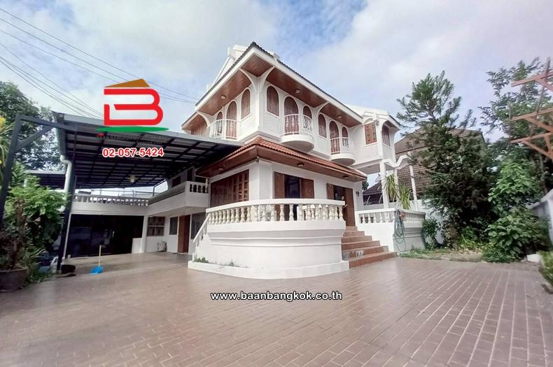 บ้านเดี่ยว เนื้อที่ 105 ตร.ว. หมู่บ้านอยู่เย็น 2 (ซอยรามอินทรา 34 แยก 15) ถนนรามอินทรา แขวงท่าแร้ง เขตบางเขน 1