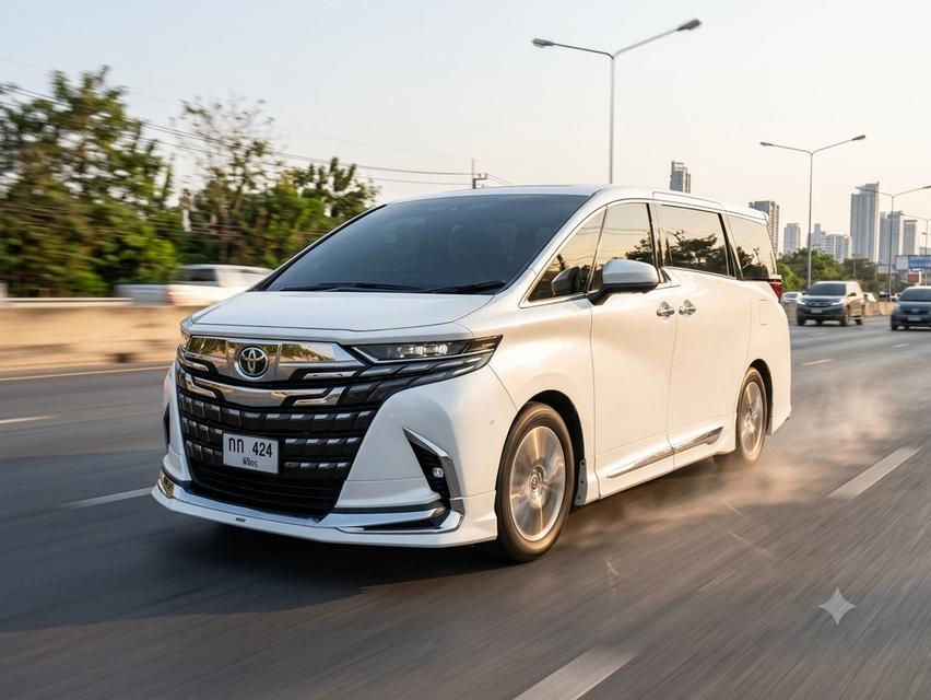 ชุดแต่ง Modellista รอบคัน หรูหรา  รถสวยพร้อมใช้งาน Toyota Alphard 40  2.5 Z  ปี2025  ( รถมือเดียว)เลขไมล์ 24,xxx km. รูปที่ 1