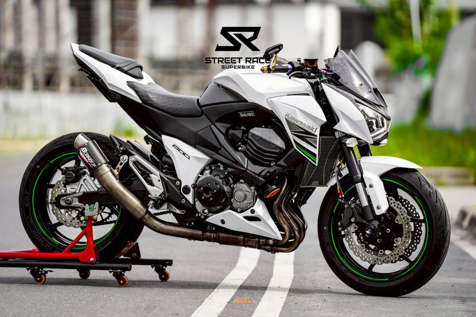 🔥 kawasaki z800 ปี 2015 | สีขาวหล่อเข้ม สปอร์ตเน็กเก็ตตัวแรง ราคาดีเกินคาด! 🔥 6