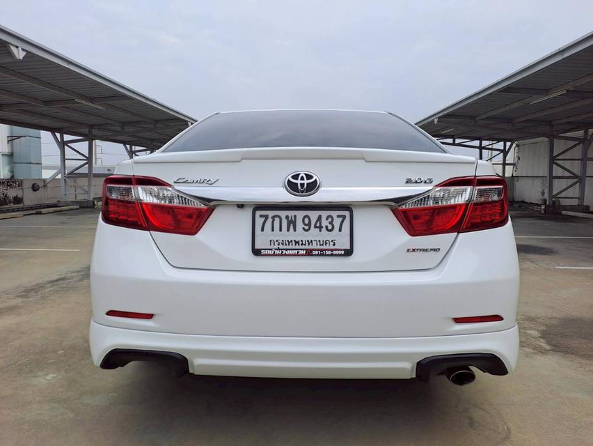 TOYOTA CAMRY 2.0 G EXTREMO ปี2014 รถประวัติดี เข้าศูนย์ตลอด ไม่เคยติดแก๊ส น้ำมันล้วนๆ สีขาว 6