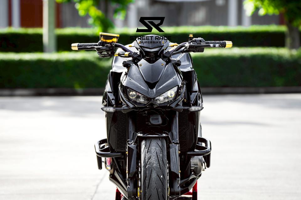 2015 Kawasaki z1000 ปี 2015 ดำด้าน ท่อ akrapovic ดุดัน 7