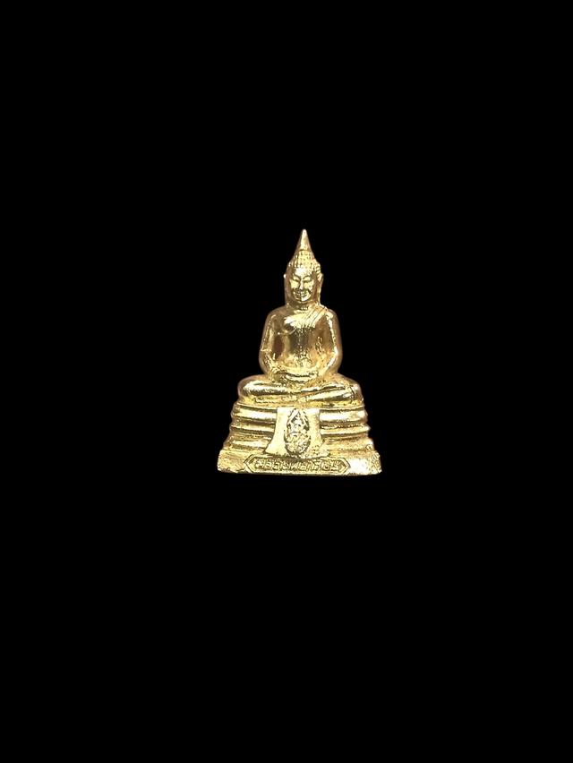 พระกริ่งหลวงพ่อโสธร รุ่นสร้างอุโบสถ ปี 2539 เนื้อกะไหล่ทอง