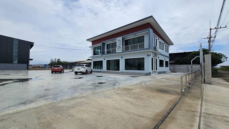 #ขายและให้เช่าโกดังใหม่นาโคก สมุทรสาคร ขนาดพื้นที่ตัวโกดัง 3000 ตรม. ที่ดินขนาด 7ไร่ ออฟฟิส 2 ชั้น  10
