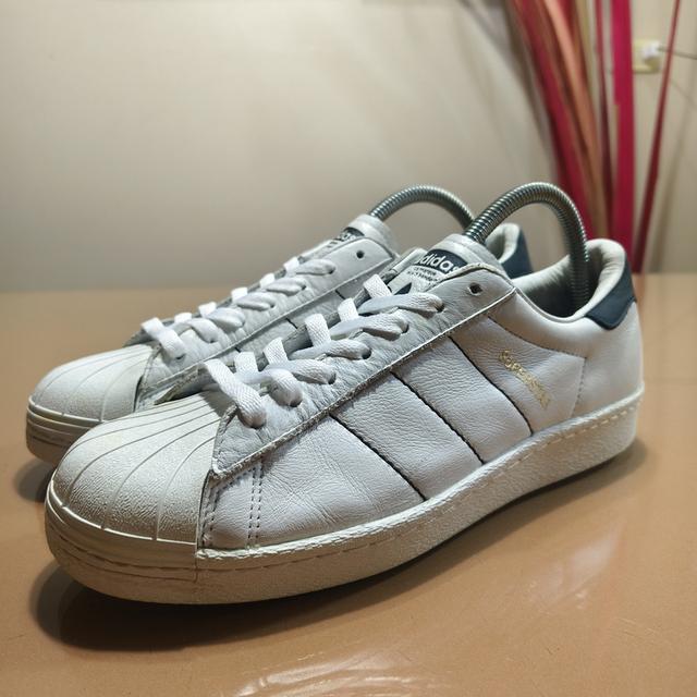 adidas Originals Superstar 80s “Handcrafted Pack” In Premium Fashion - Off-white(CQ2653) Made in Indonesia🇮🇩Size. 41⅓/26 cm รูปย่อยที่ 2