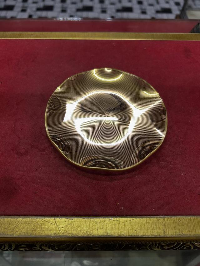 แผ่นแก้ว ฝังทองคำ สำหรับใส่เครื่องประดับ 6