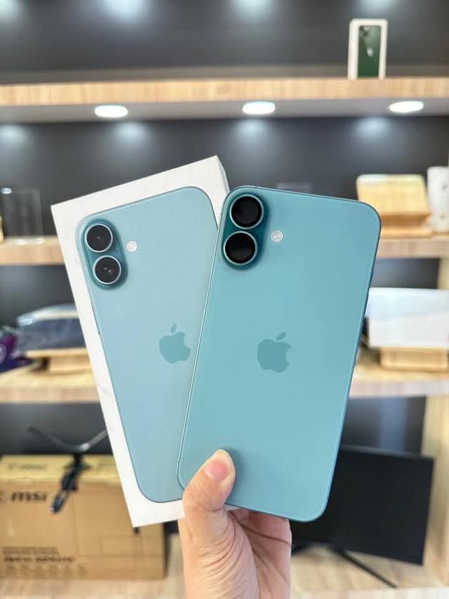 ขายมือถือ iPhone 16 plus สีเขียว