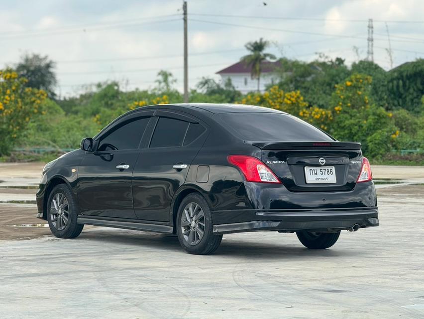NISSAN ALMERA 1.2 Sedan 4dr E SPORTECH XTRONIC CVT FWD 1.2i. ปี 2019  สีดำ  เกียร์ออโต้ 3