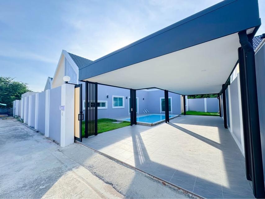 บ้านพูลวิลล่าสร้างใหม่ พัทยา 1