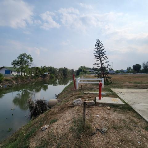 WAN417ขายที่ดินโครงการจัดสรรขาย แปลงสวย ด้านหลังติดคลองน้ำ ถนนลำลูกกาคลอง 9-ธัญบุรี 4