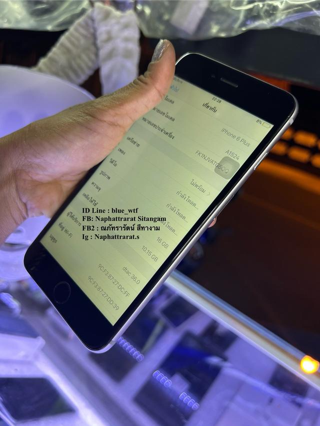 IPhone6Plus 16GB TH เครื่องไทย สภาพสวย แบตดี ใช้งานปกติทุกอย่าง 2