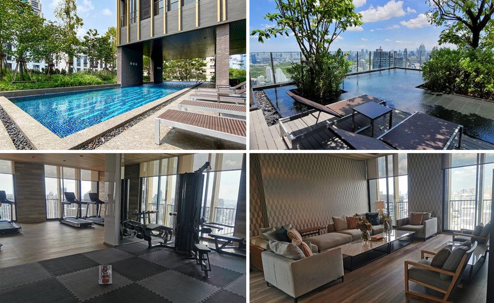 Condo Noble BE19 @BTS Asoke Station 52.07 sq.m 2 Beds 2 Baths 19th floor With private garden 12