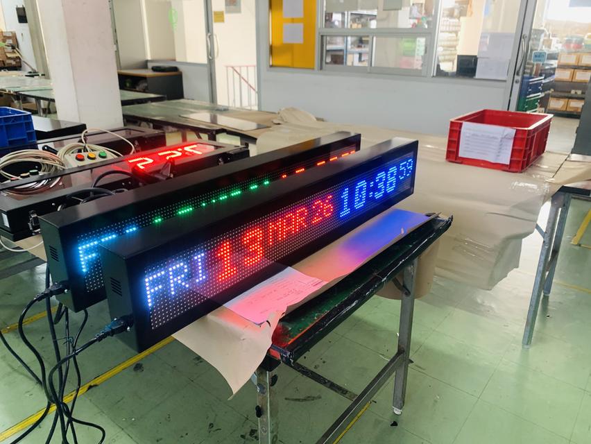 นาฬิกาดิจิตอล ติดผนัง ติดในอาคาร ติดนอกอาคาร รูปที่ 5