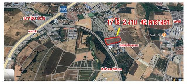 ขายที่ดินม่วงลายศรีราชาชลบุรี ขายที่ดินบ่อวิน ศรีราชา ชลบุรี เนื้อที่ : 17 - 2 - 42 ไร่ ต.บ่อวิน อ.ศรีราชา จ.ชลบุรี ♒ พื 6