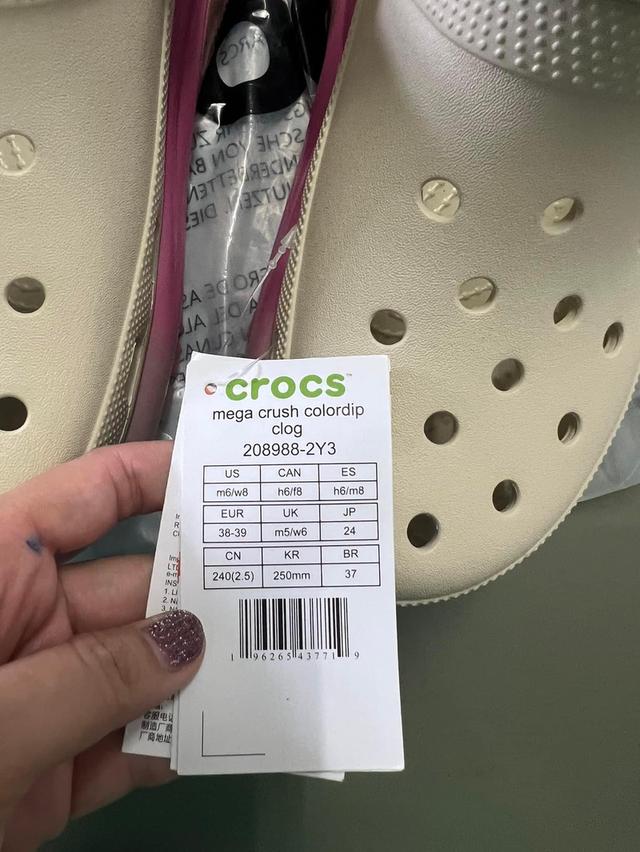 Crocs mega crush colordip clog 5