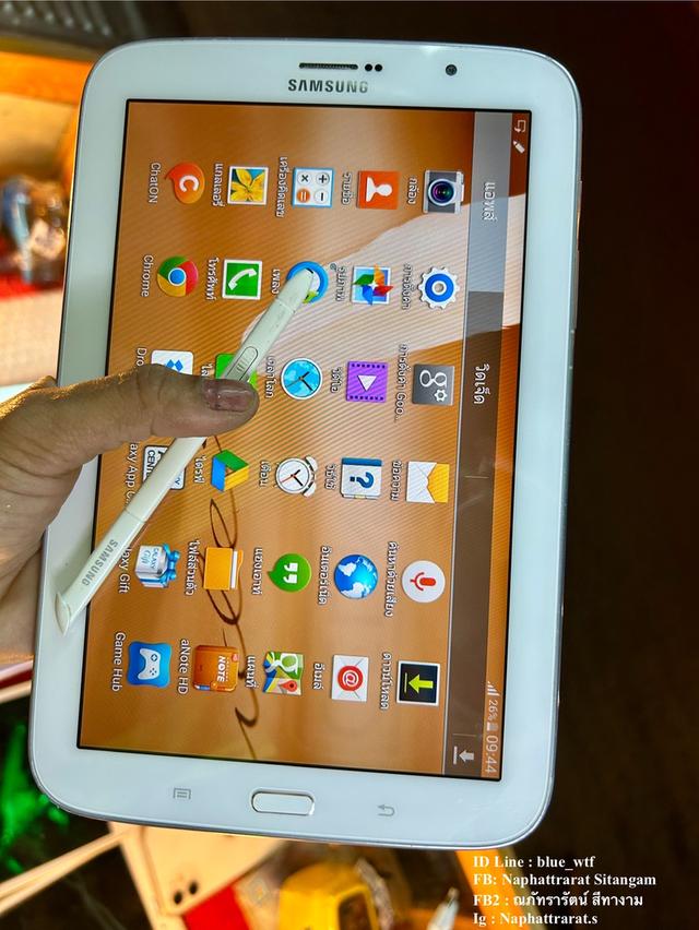 Samsung Note8.0 จอ8นิ้ว ปากกาSPenในตัว ใส่ซิมโทรได้ สภาพสวยมาก ใช้งานปกติ