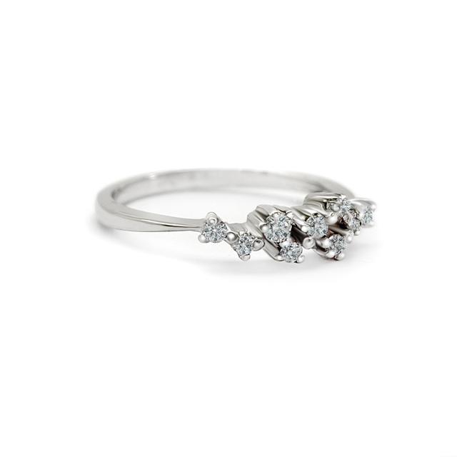 Finejewelthai แหวนเพชรพรีเมี่ยม-แหวนเงินแท้925-R1372cz รูปที่ 2