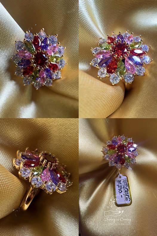 แหวนแฟชั่น เพชรแฟนซี CZ สวยน่ารักกกมาก แบบ บริดเจอตัน ราคา ฿1,390.- บาท รวมส่ง Bridgerton syle
