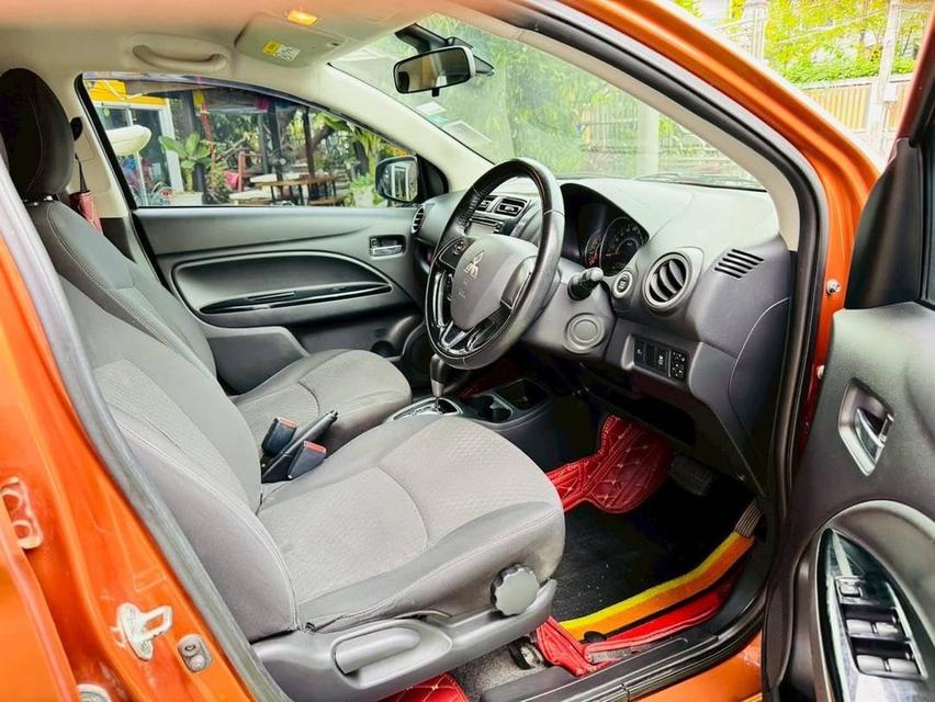 #MITSUBISHI MIRAGEเครื่อง1.2cc.รุ่น GLS Hatchback ปี 2016 เกียร์AUTO ~ไมล์แท้ 12x,xxx กม. ~เครื่องยนต์ 1.2 ลิตร ประหยัดส 6