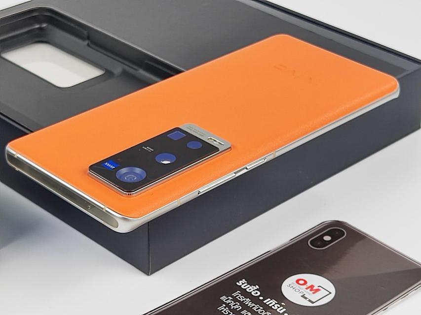 รูป ขาย/แลก Vivo X60T Pro Plus 12/256 หนังส้ม สวยมาก ครบยกกล่อง เพียง 16,900 บาท 5
